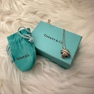 Tiffany & co 2 tone necklace